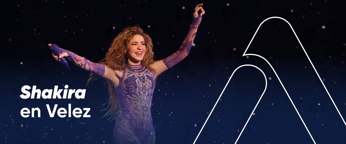 Alojamientos cerca del recital de Shakira en Vélez. Viví la gira “Las mujeres ya no lloran” con todo