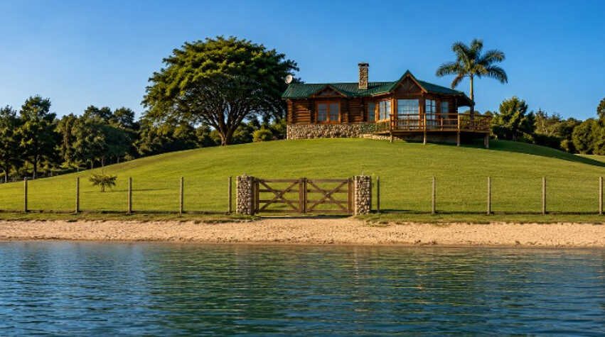 Foto principal de El Paraiso , cabañas ( sobre la playa del lago) en Villa Santa Cruz Del Lago