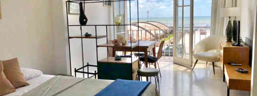 Foto 1 de Monoambiente frente al mar todo luz, sol  y vista en Mar Del Plata