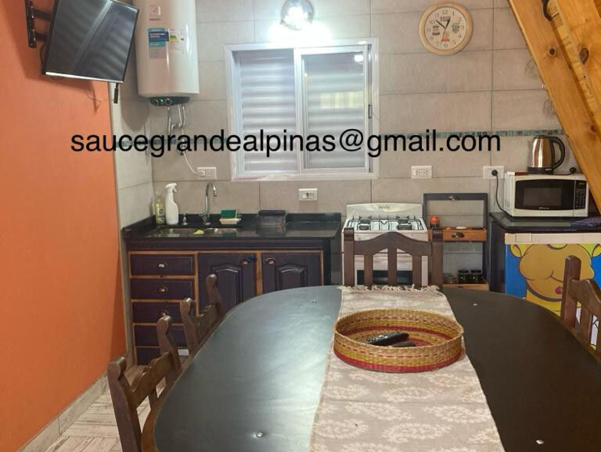 Sauce grande alpinas, Cabaña en Balneario Sauce Grande para 5 personas