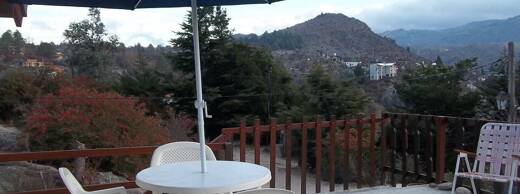 Cabañas El Mirador - Mesas exterior
