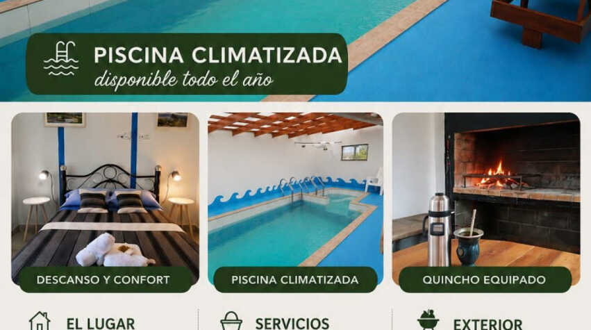 Foto principal de Alquiler temporario TURBINTO con piscina climatizada cubiert en Puerto Madryn