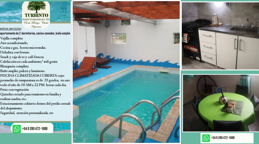 Foto principal de TURBINTO ALQUILER TEMPORARIO POR DIA con piscina climatizada en Puerto Madryn