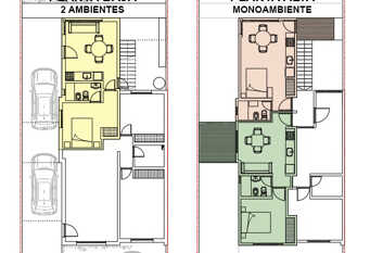 Foto 1 de la galería de 3 PH - 2 Amb y Monoambiente - 2 a 4 Pers. en San Bernardo del Tuyú